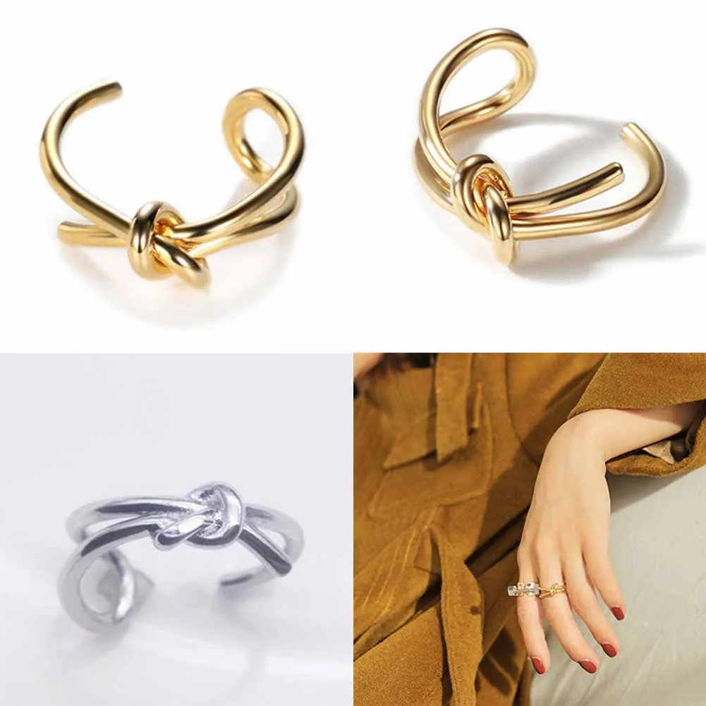 2018 романтический подарок ретро двойной галстук бабочка дизайнерские кольца
