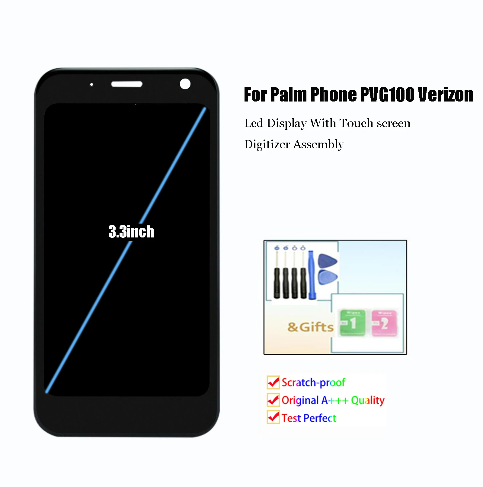 3 &quotОригинальный ЖК дисплей Verizon PVG100 с сенсорным экраном цифровой