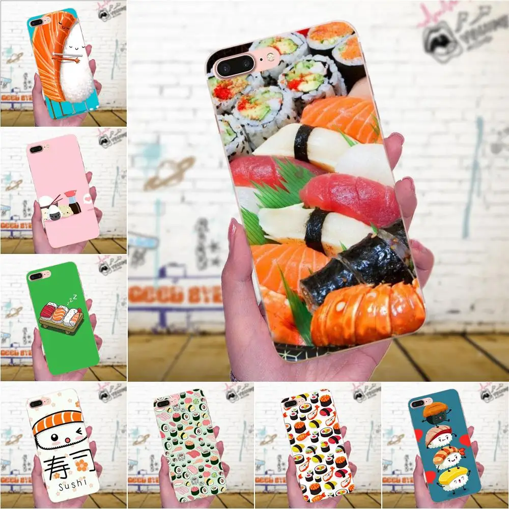 Мягкий чехол для Galaxy J1 J2 J3 J330 J4 J5 J6 J7 J730 J8 2015 2016 2017 2018 mini Pro Японский Суши вкусная еда