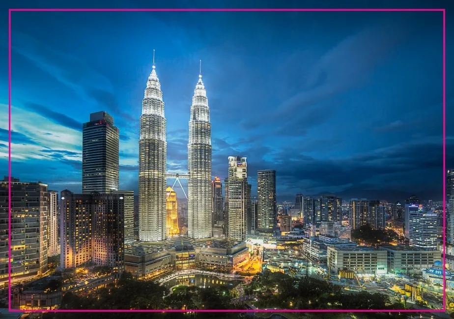 

Rectangle Rigid Magnets ,Malaysia Kuala Lumpur Twin Towers Metal Refrigerator Magnet 5592 Tourist Souvenirs