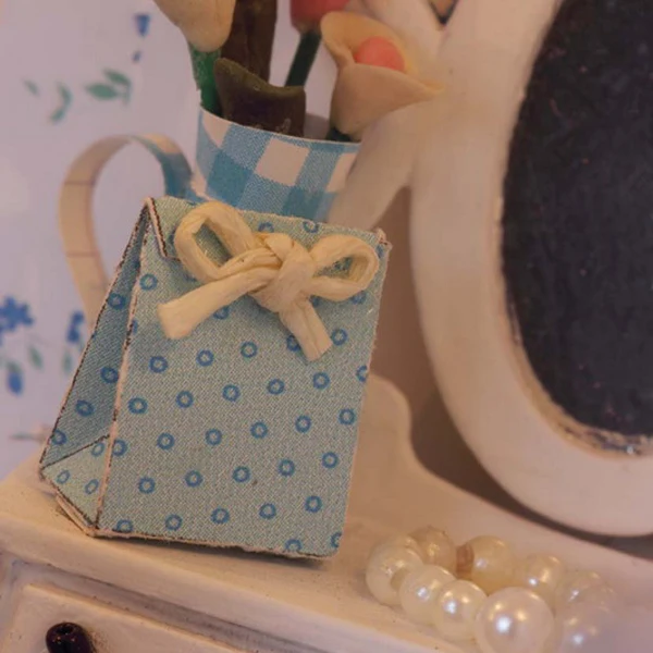 DIY Миниатюрный Кукольный дом игрушка модель строительные наборы кукольный домик деревянная мебель игрушки подарок на день рождения принцесса мечта игрушки для девочки