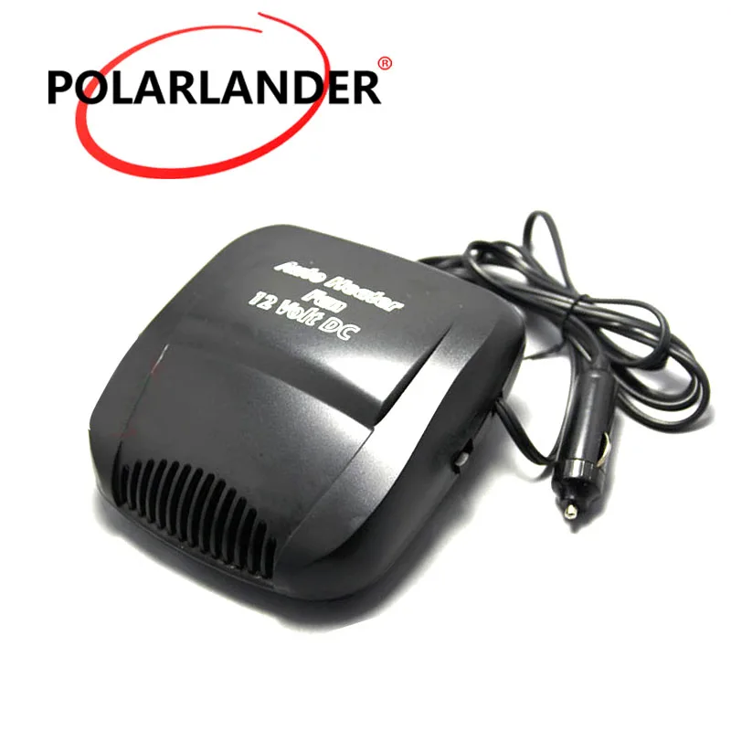 Black Auto Heater Fan Defroster Portable   Window Screen Demister Hot Warm Air Conditioner Car Electronic 12V Heating Fan