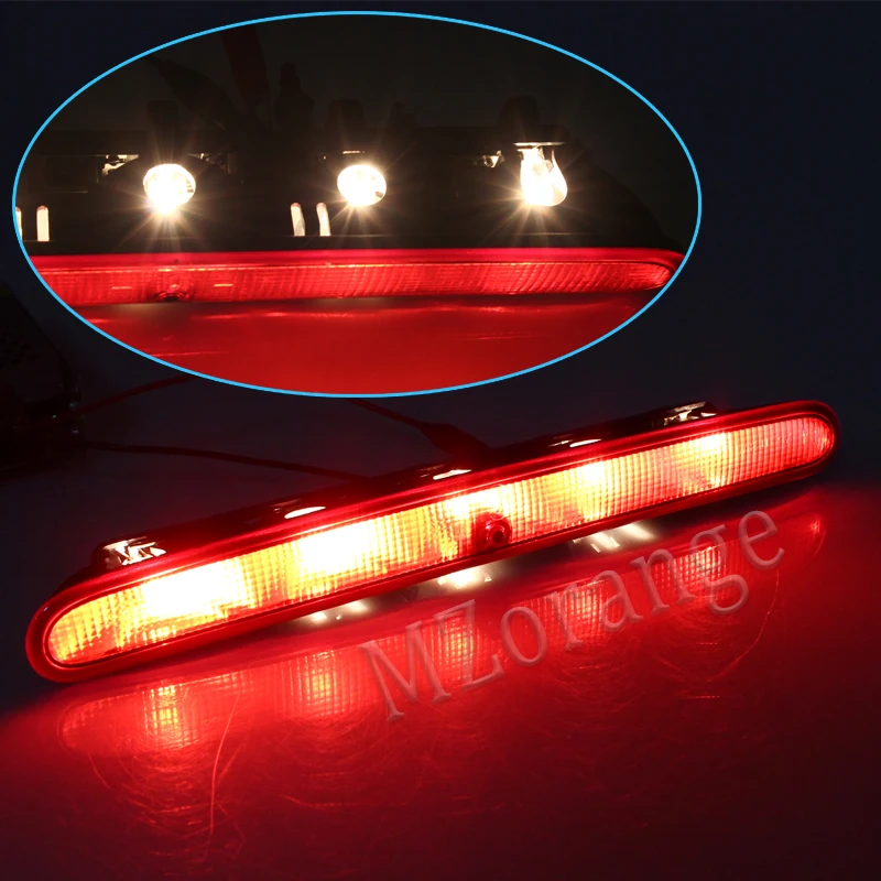 

Additional Rear Third Brake Light For Peugeot 206 207 Citroen C2 Red Stop Brake Lamp High Positioned Mounted Bumper Car Styling