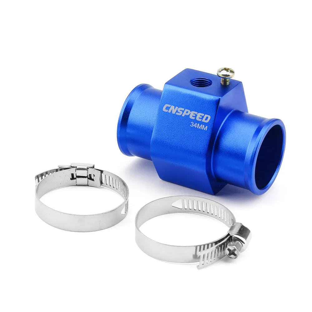 34MM CNSPEED датчик температуры воды температура радиатора Температура воды Соединительный датчик трубы 40 мм 38 мм 36 мм 34 мм 32 мм 30 мм 28 мм адаптер шланга - Цвет: 34MM