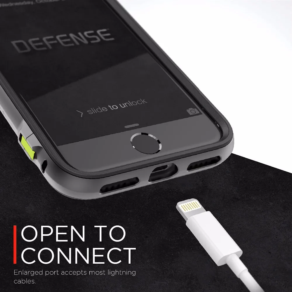 X Doria Defense Lux чехол для телефона iPhone 7 Plus проверенный в Военном Стиле ТПУ