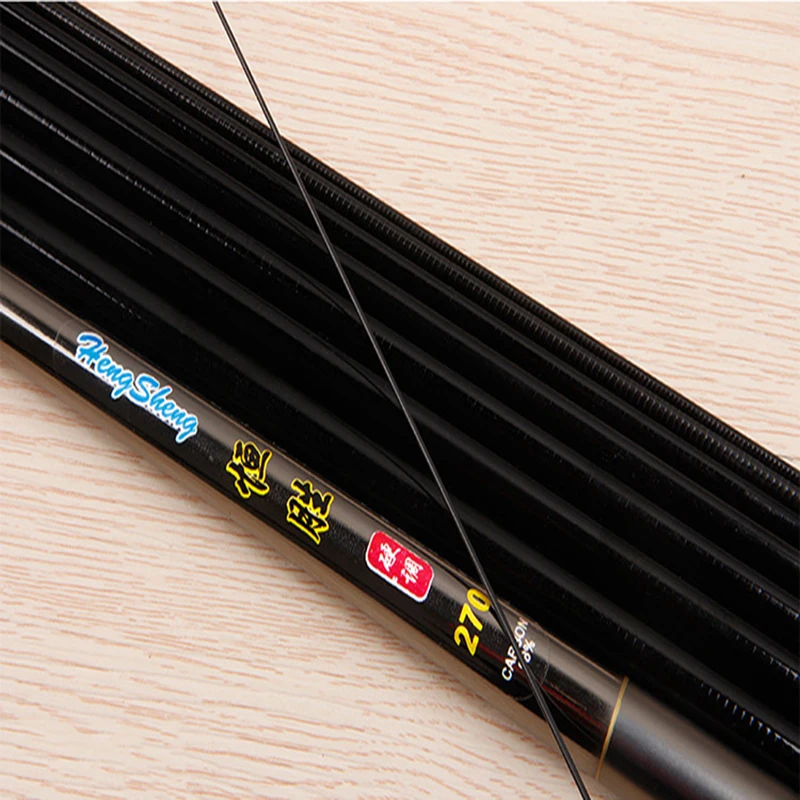 Портативная телескопическая удочка из углеродного волокна сверхлегкая мини для