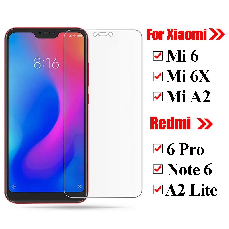Защитное стекло на ksiomi redmi note 6 pro tremp screenprotector для xiaomi a2 lite a2lite Сяомэй xaomi remi защита