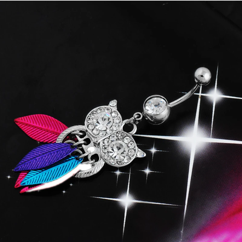 Пирсинг пупка Кнопка Ретро Средства ухода за кожей 1 шт. Нержавеющая сталь живота