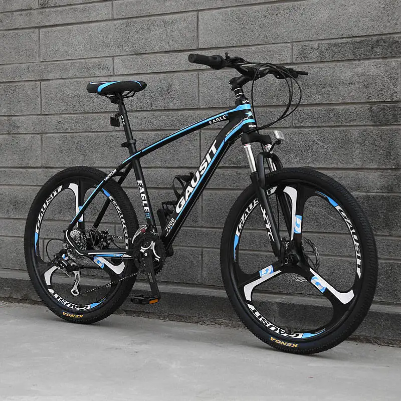 3 Cutter Black blue Алюминий сплав рама 26 дюймов колеса 24/27/30 Скорость гидравлические дисковые тормоза горный велосипед спортивный для езды на открытом воздухе велосипед MTB велосипеда - Цвет: 3 Cutter Black blue