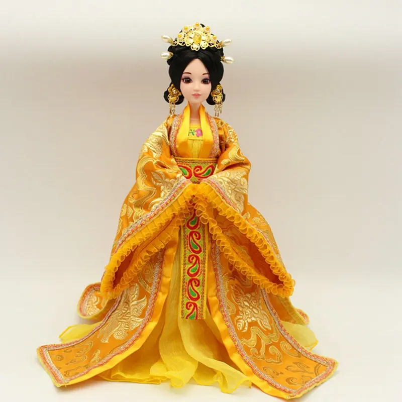 Ручной работы китайский древний костюм Bjd Кукла Одежда для 29 см Kurhn 1/6 кукла