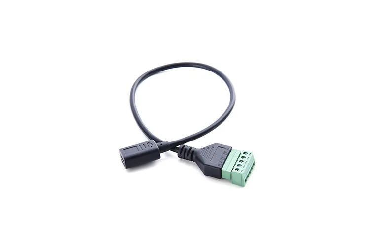 10 шт./лот USB C 3 1 Тип Female до 5 Pin разъем с щит цельный кабельный наконечник адаптер