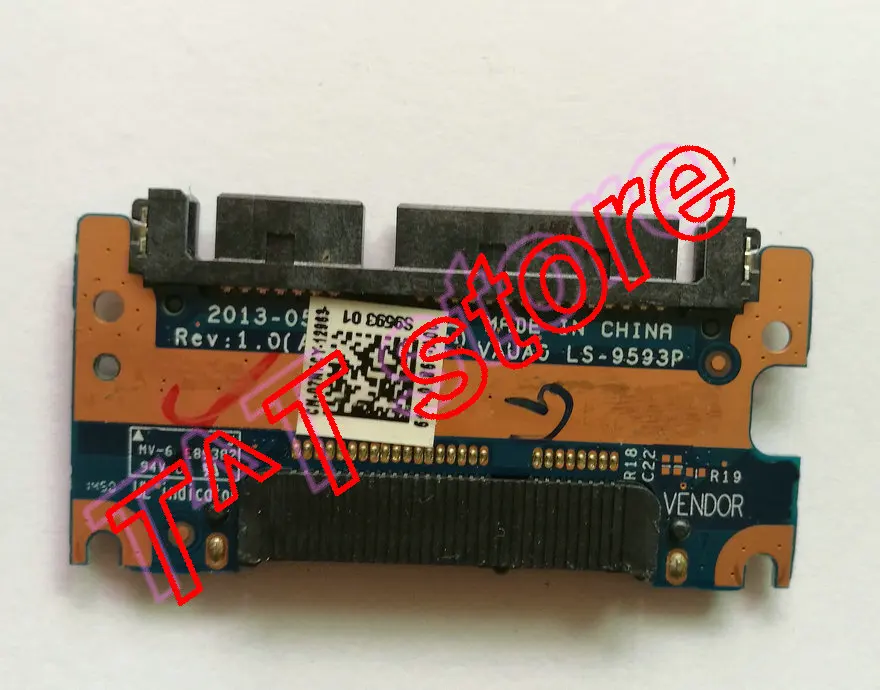 Оригинальный разъем для жесткого диска E7440 SATA 7NFCY LS 9593P тест хорошая Бесплатная
