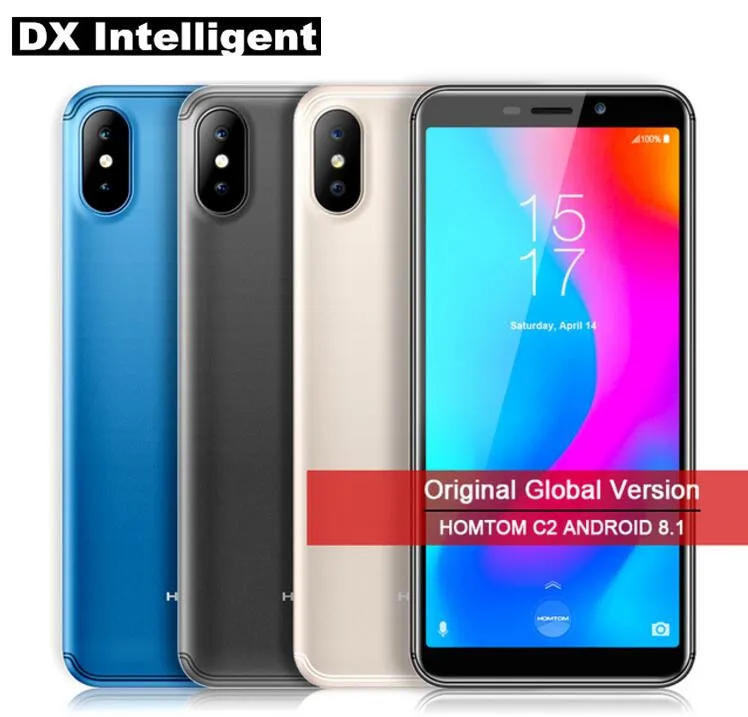 Флэш продажи HOMTOM C2 4G LTE Android 8 1 мобильный телефон 5 дюйма MT6739 4 ядра 2 Гб Оперативная