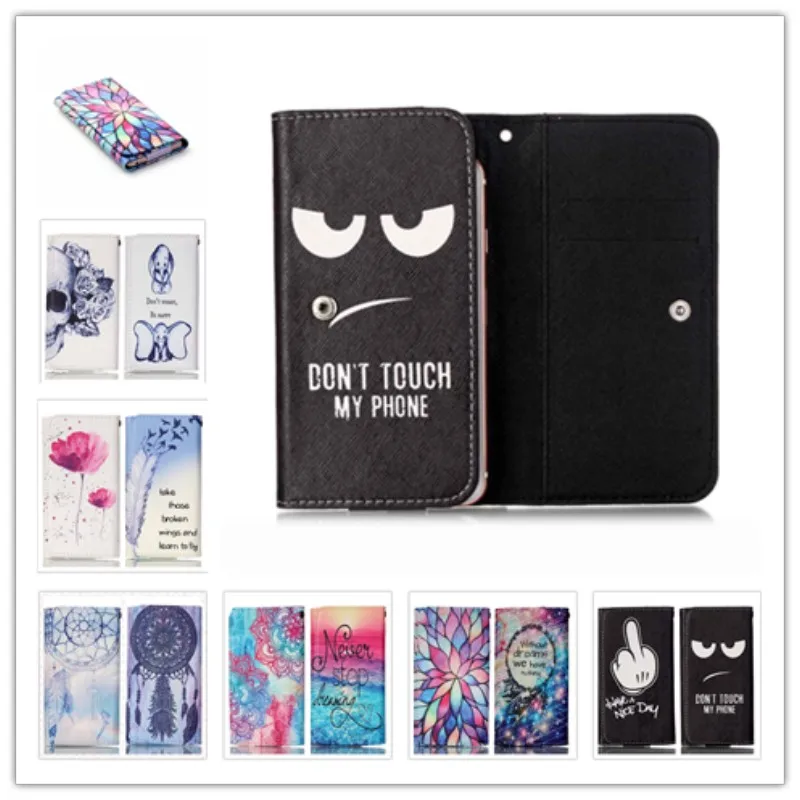 Красивая Картина Кожа Защитите Телефон Случаях Для Servo H1/H5 С Бумажник Карты И Слот