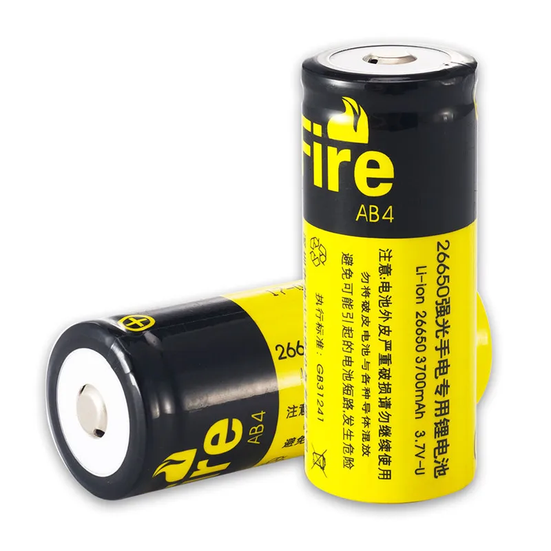 Лидер продаж Supfire фонарик 26650 Батарея 3 7 V Li Ion 3700 mAh Перезаряжаемые для мощный