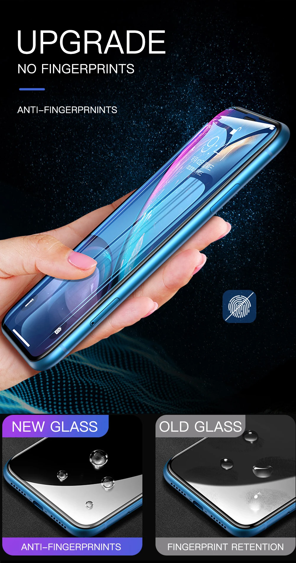 2 шт 10D закаленное стекло для iPhone 6 6s 7 8 plus XR X XS Max стекло полное клеевое покрытие Защитная пленка для экрана