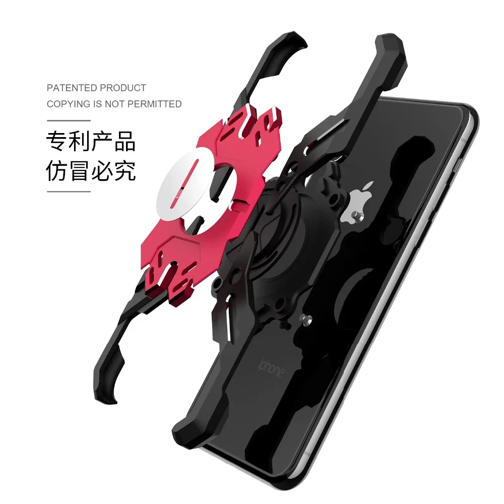 Для iPhone 6 6s 7 Plus 8 роскошный бронированный металлический противоударный чехол для