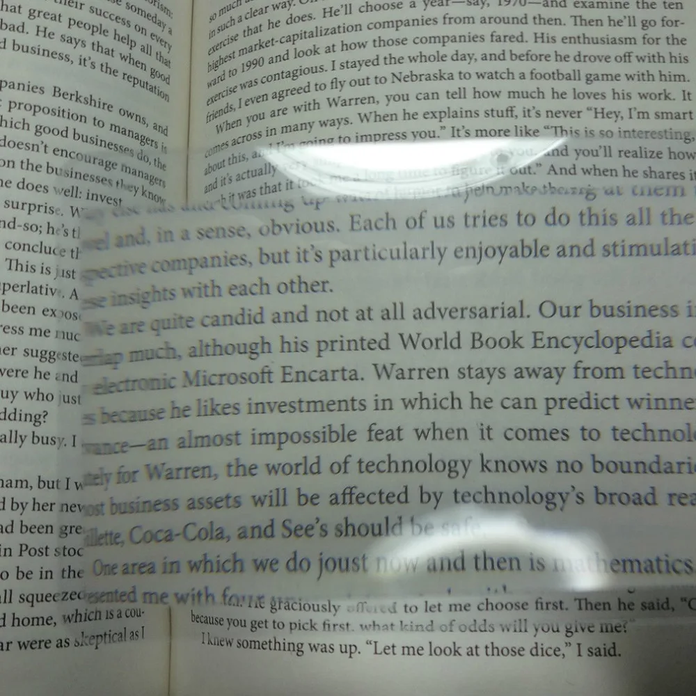 Новый карманный кредитной карты Размеры Лупа 3x увеличительная линза Френеля для