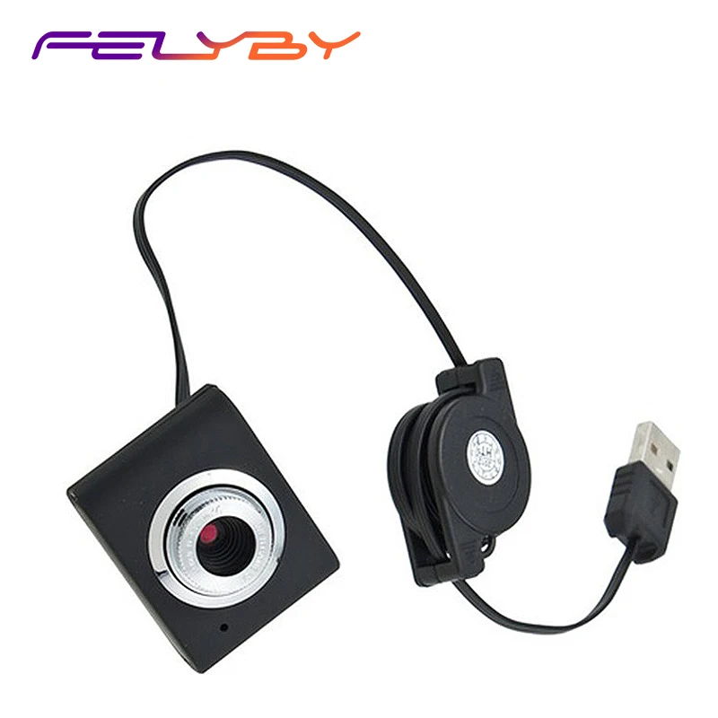 FELYBY F03 ноутбук камера USB Выдвижной мини-видеоголовка 120 градусов широкий угол