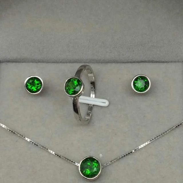Женский ювелирный комплект из серебра 925 пробы | Украшения и аксессуары