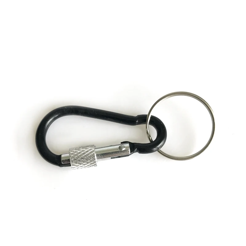 12PCS Camping Carabiner Key Chain Outdoor Climbing D-Ring Buckle Screw Lock Hook Hanging Clip Aluminum Tool EDC GEAR | Спорт и