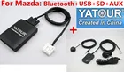 Yatour автомобильный аудио bluetooth комплект для Mazda 2 3 6 CX7 RX8 MPV Автомобильный Mp3 плеер USB SD AUX цифровой CD-Changer Yt-m06