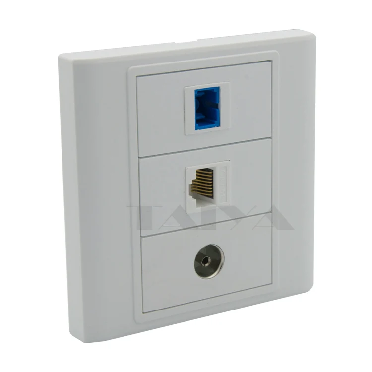 SC fiber RJ45 и TV настенная пластина поддержка DIY пластина|tv wall plate|wall platerj45 and tv |