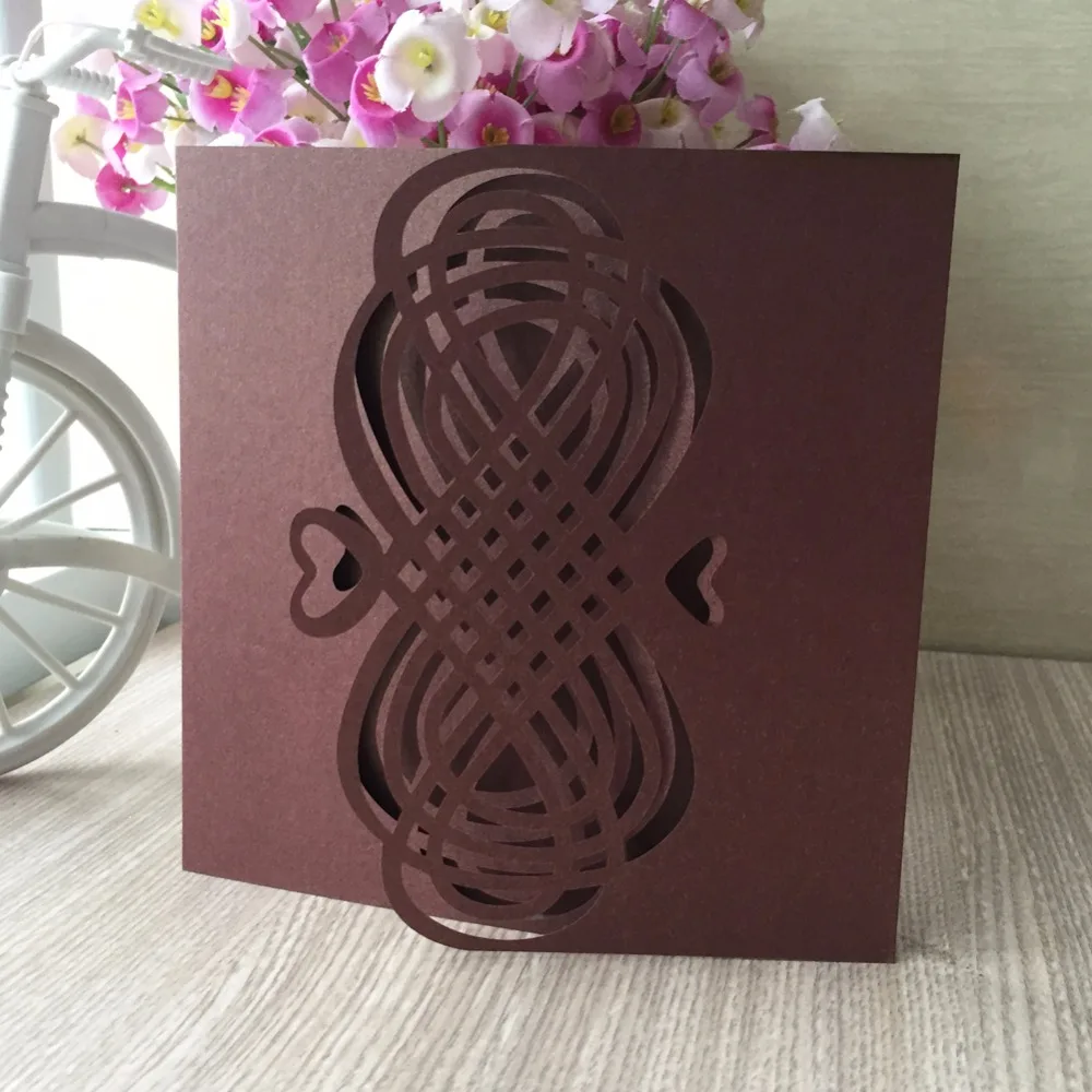 

30pcs Laser Cut Wedding Invitations Elegant Wedding Invitations Cards Greeting Card Free Envelope & Seals Event Party Supplies