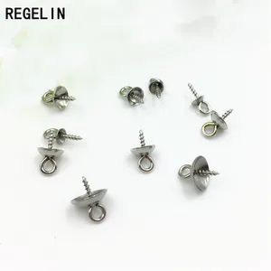 Заглушки для бусин, из нержавеющей стали, 20 шт.лот