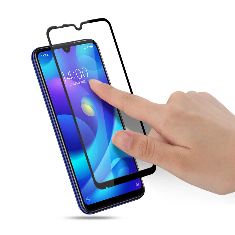CCDZ 9 H черное полное покрытие из закаленного стекла для Xiaomi Mi Play Защитная пленка