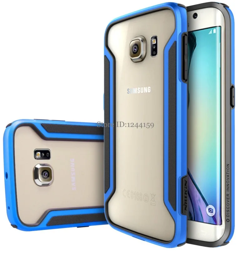 Для samsung Galaxy S6 Edge чехол NILLKIN роскошный матовый защитный чехол-накладка s для samsung S6 edge G9250 с подарком