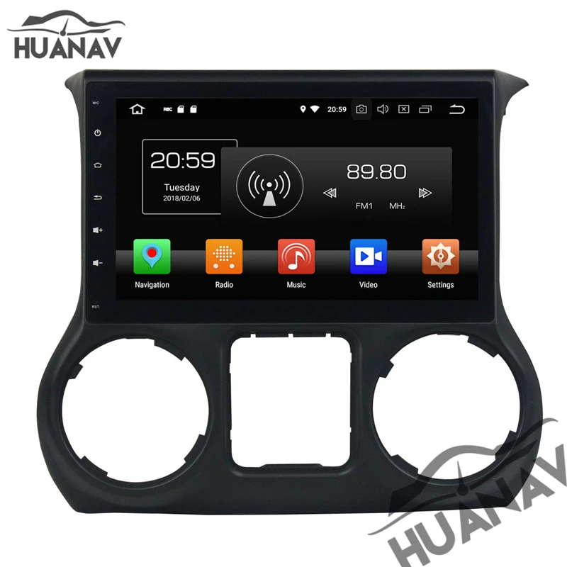 Автомагнитола в стиле Tesla без DVD-плеера GPS-навигация для JEEP Wrangler 2011-2018 головное