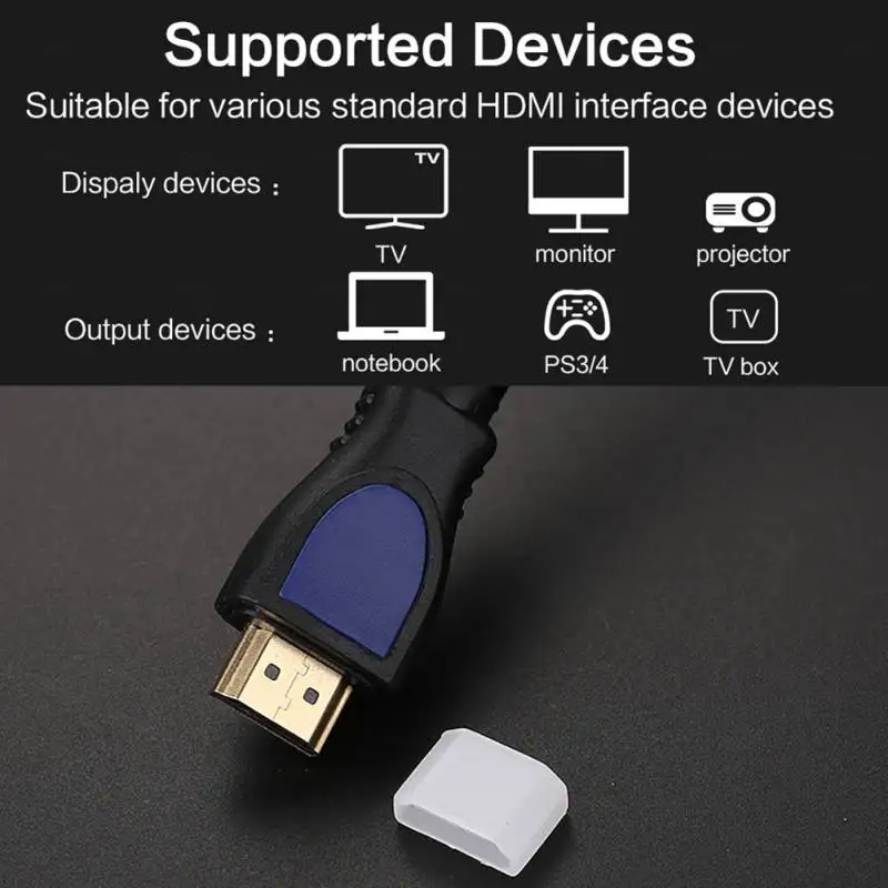 EDAL hdmi кабель HDMI к 2 0 кабели 4K TV HD 18 Гбит/с Высокоскоростная передача для PS4 PS3 Xbox One PC