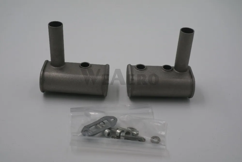 Оригинальные детали RCGF! 2 шт. выхлопная труба для двухцилиндрового бензинового