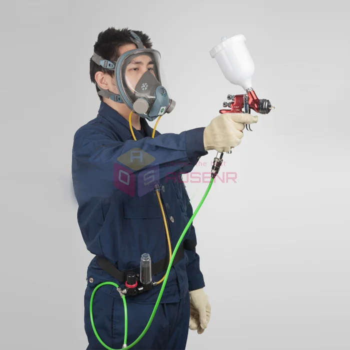 Новая воздушная дыхательная маска капот шлем респиратор комплект для краски