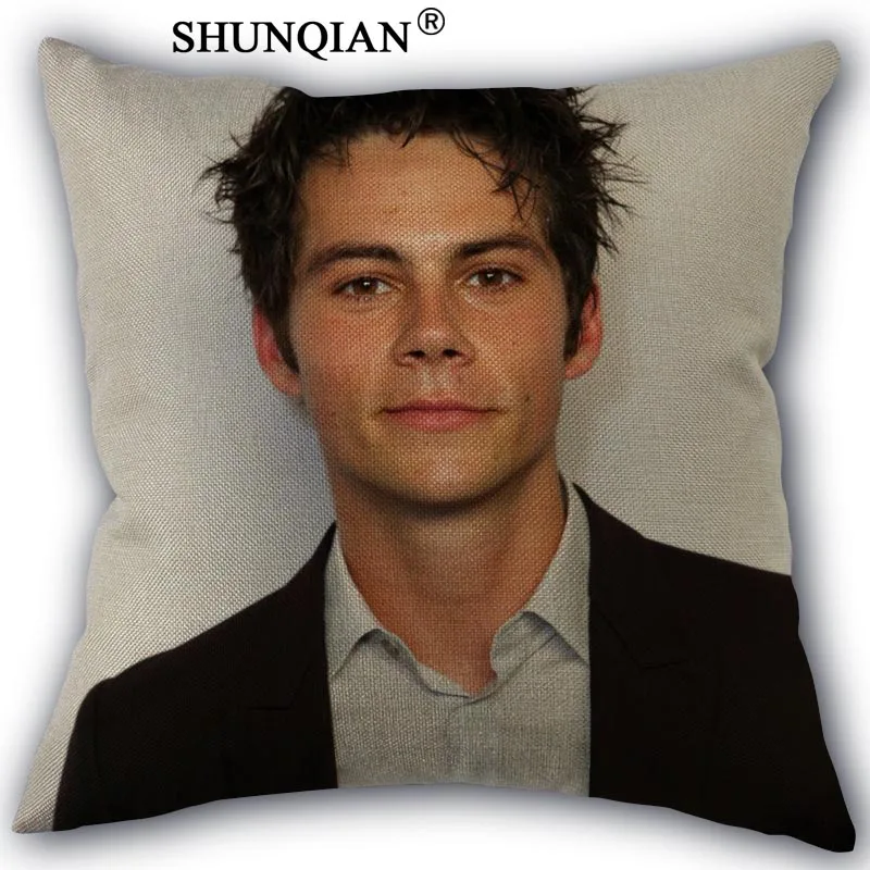 Чехол для подушки dylan o brien индивидуальный чехол из хлопка и льна домашний