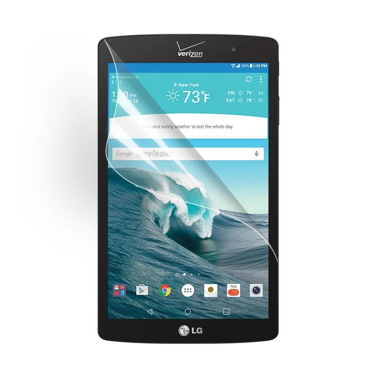 Глянцевая Ясно Экран протектор Защитная Плёнки для LG G Pad x 8.3 vk815 Планшеты + спирта