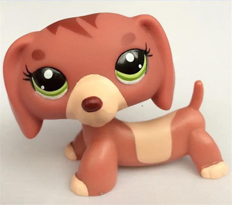 28 Редкие Littlest Pet Shop Lps игрушки собака CCollection милые Littlest колбаса такса старый рисунок животного Дети Рождественские подарки - Цвет: 28