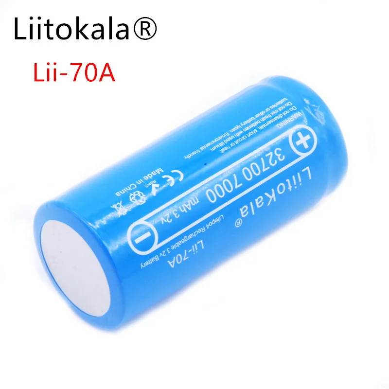 Аккумулятор LiitoKala 2019 в 3 2 32700 мач LiFePO4 35 а непрерывный разряд максимум 55