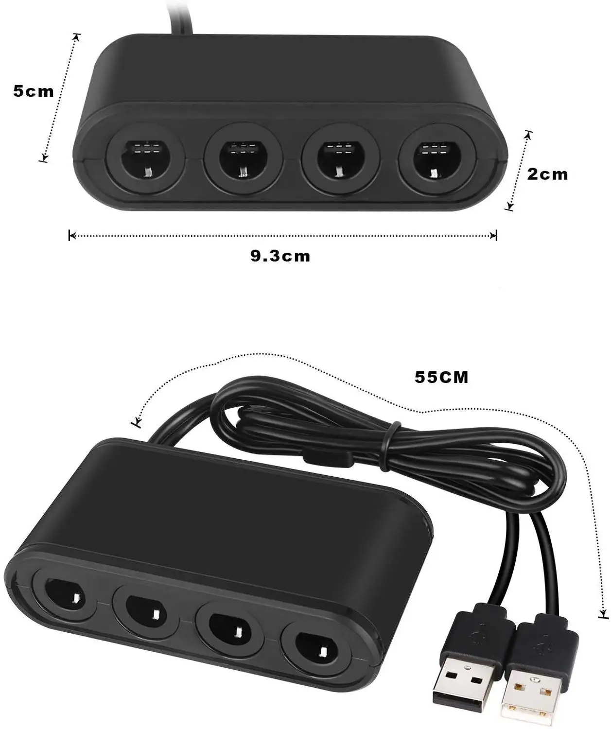 Адаптер контроллера KINGTOP USB для nintendo Switch & PC с 4 слотами Plug and Play не требуется