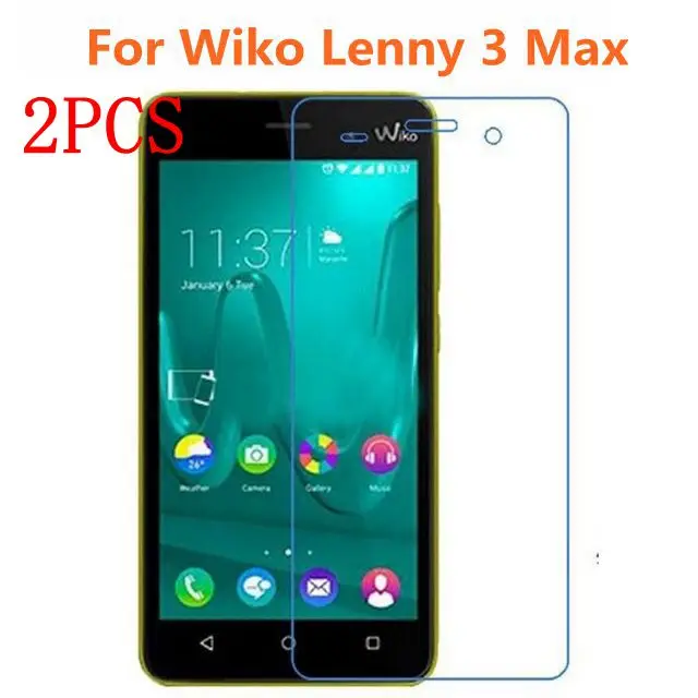 2 шт. закаленное стекло для Wiko Lenny 3 Max защита экрана Защитная пленка | Мобильные