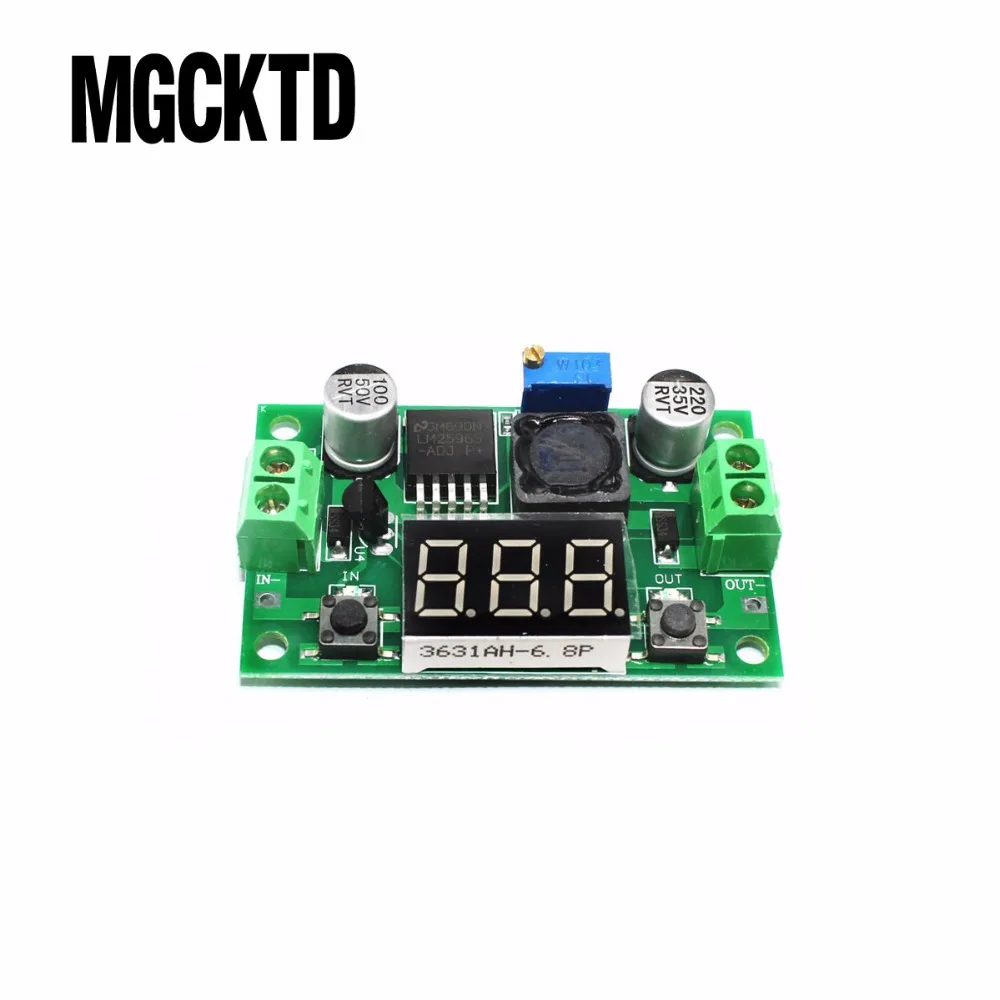 

10pcs Cheap LM2596 DC 4.0~40 to 1.3-37V Adjustable Step-Down Power Module + LED Voltmeter