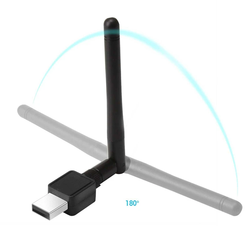 Мини USB WiFi адаптер 150 Мбит 2db Телевизионные антенны PC Wi Fi приемника Беспроводной