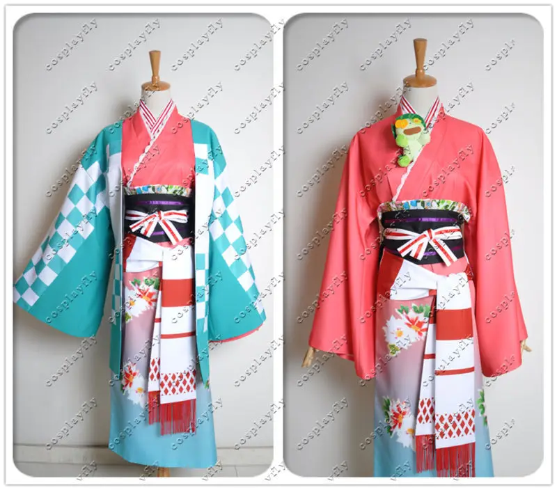Японский аниме Ao no Blue Exorcist Shiemi Moriyama Косплей Костюм для взрослых женщин наряды Hanfu