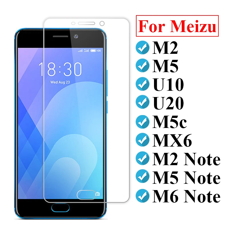 Защитное стекло на maisie m2 m5 m6 note not notes для meizu meizy u10 u20 u 10 20 mx6 закаленное защитное mezu