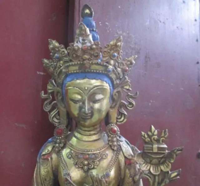 zhxia 70 cm * / Tibetan Buddhism temple in ancient China figure of Buddha | Дом и сад