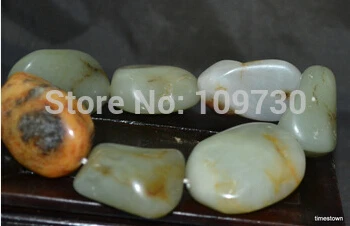 hot sell90951 Chinese Hetian Jade Pebble Raw Bead Bracelet Bangle for man | Украшения и аксессуары