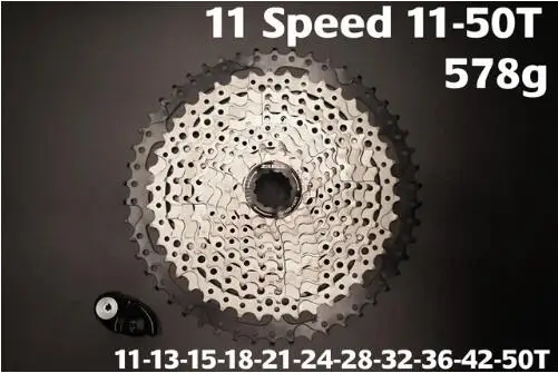 11S 11-50T Zracing для ALIVIO/DEORE/SLX/XT велосипедная кассета 9 10 11 скоростей MTB велосипед freewheel 11-42 T/11-46 T/11-50 T/11-52 T - Цвет: 11S 11-50T