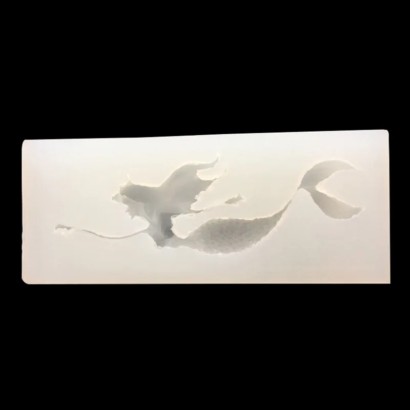 

Mermaid Ornament Mould Crystal Silicone Soap Mold Clear Mold For Resin Cake Decor DIY Chocolate Cookie Ice Molds Baking Tool