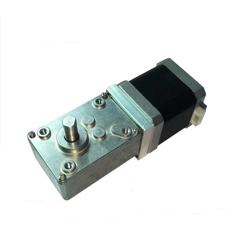 Усиленный 42 шаговый двигатель, Φ 12V червячный редуктор, 24V высокий крутящий момент, 1,5 a цельнометаллическая шестерня